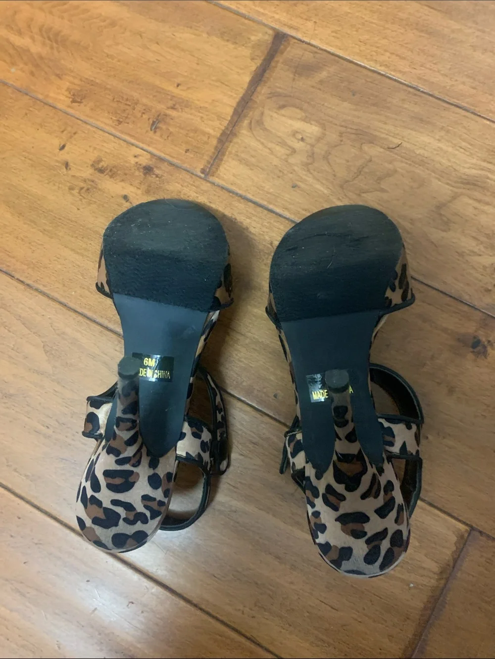 Joey O Animal Leopard Print Women’s Heels size 6 - Preowned